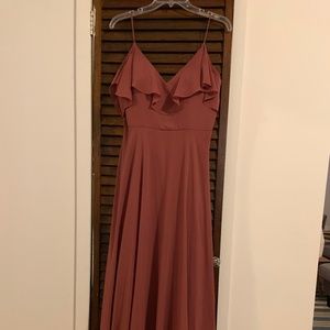 Jenny Yoo Mila dress in Cinnamon Rose